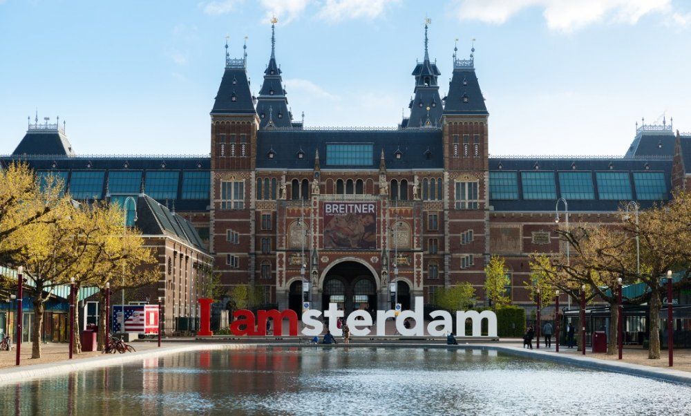 Sinal de IAmsterdam na Holanda