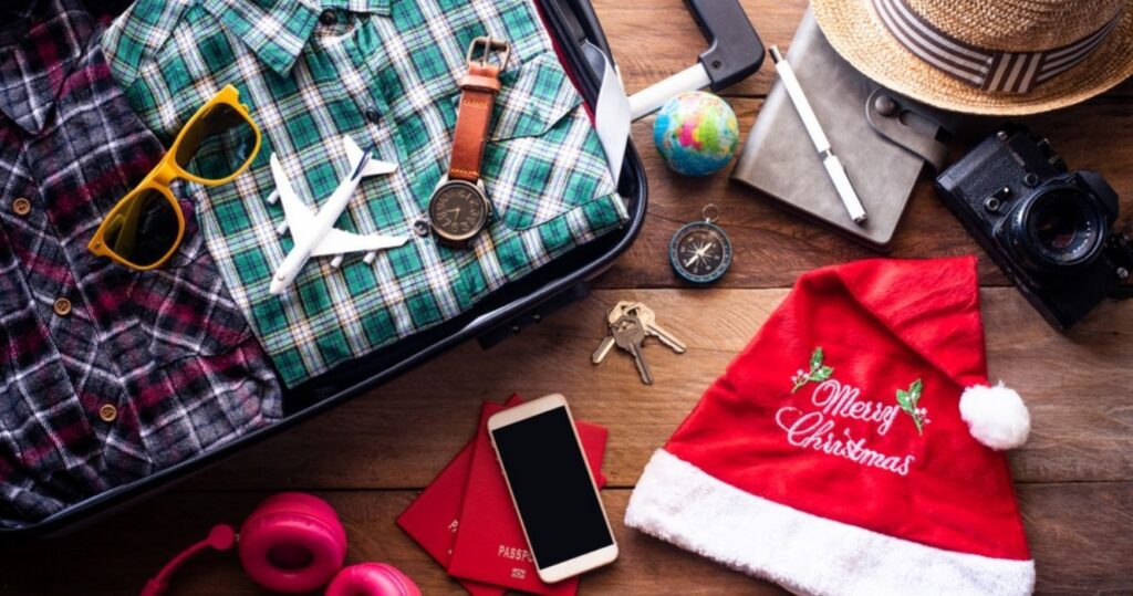 packing for a christmas vacation