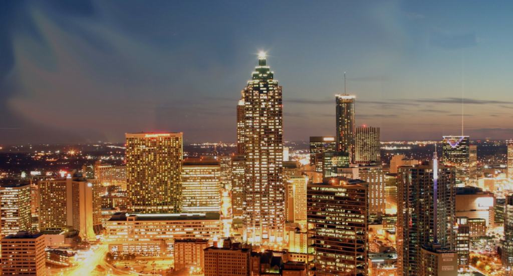 Atlanta Skyline at Night