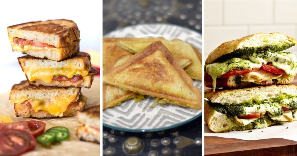 a grilled cheese, a toastie, and a panini