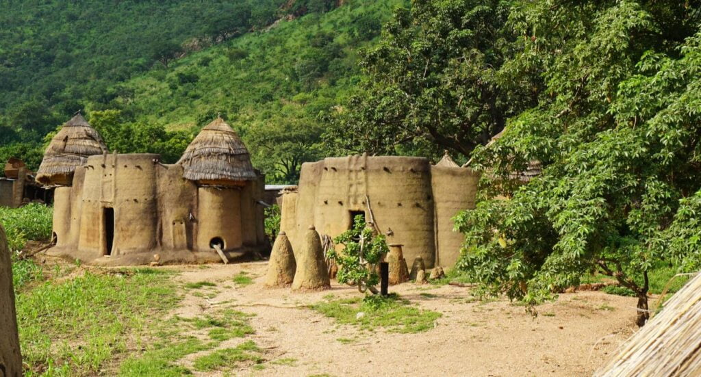 Landscape of Tamberma in Togo