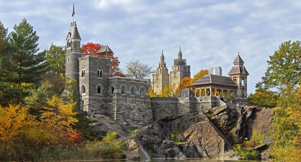 Belvedere Castle in Central Park in Manhattan