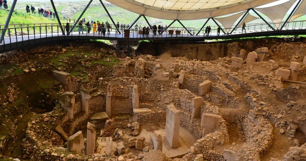the ancient site of Gobekli Tepe