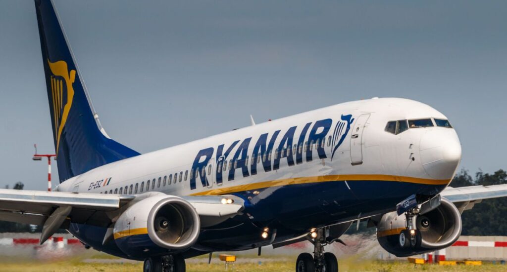 Boeing 737-800 of Ryanair