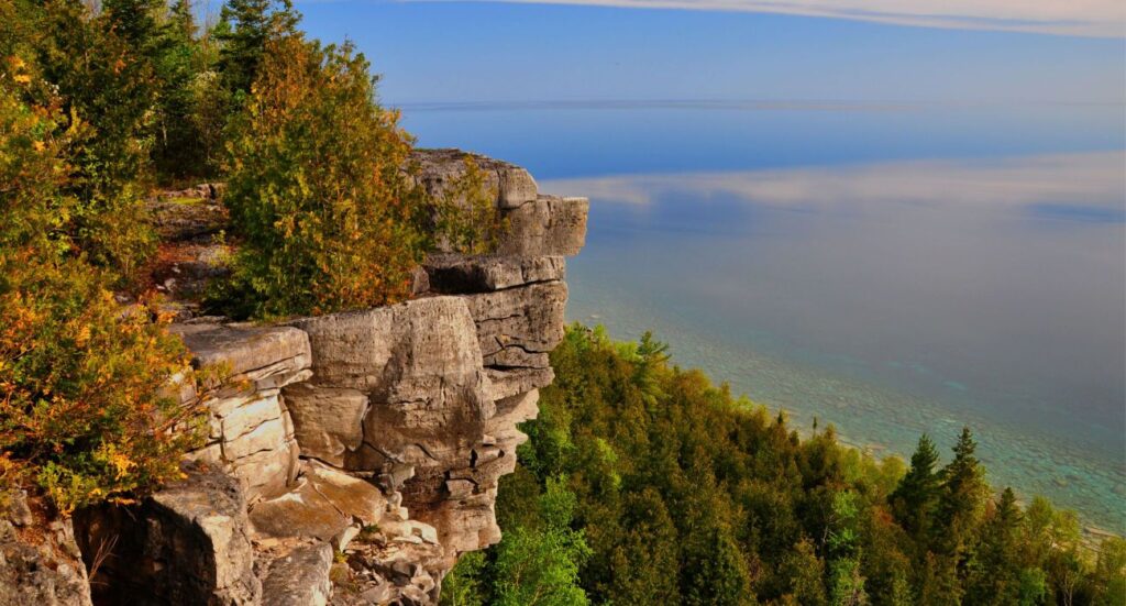 the Bruce Trail near Lions Head, Ontario