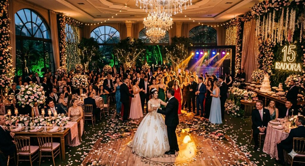 Festa de debutante temática: como o espaço para debutante influencia na decoração 1 Festa de debutante temática: como o espaço para debutante influencia na decoração